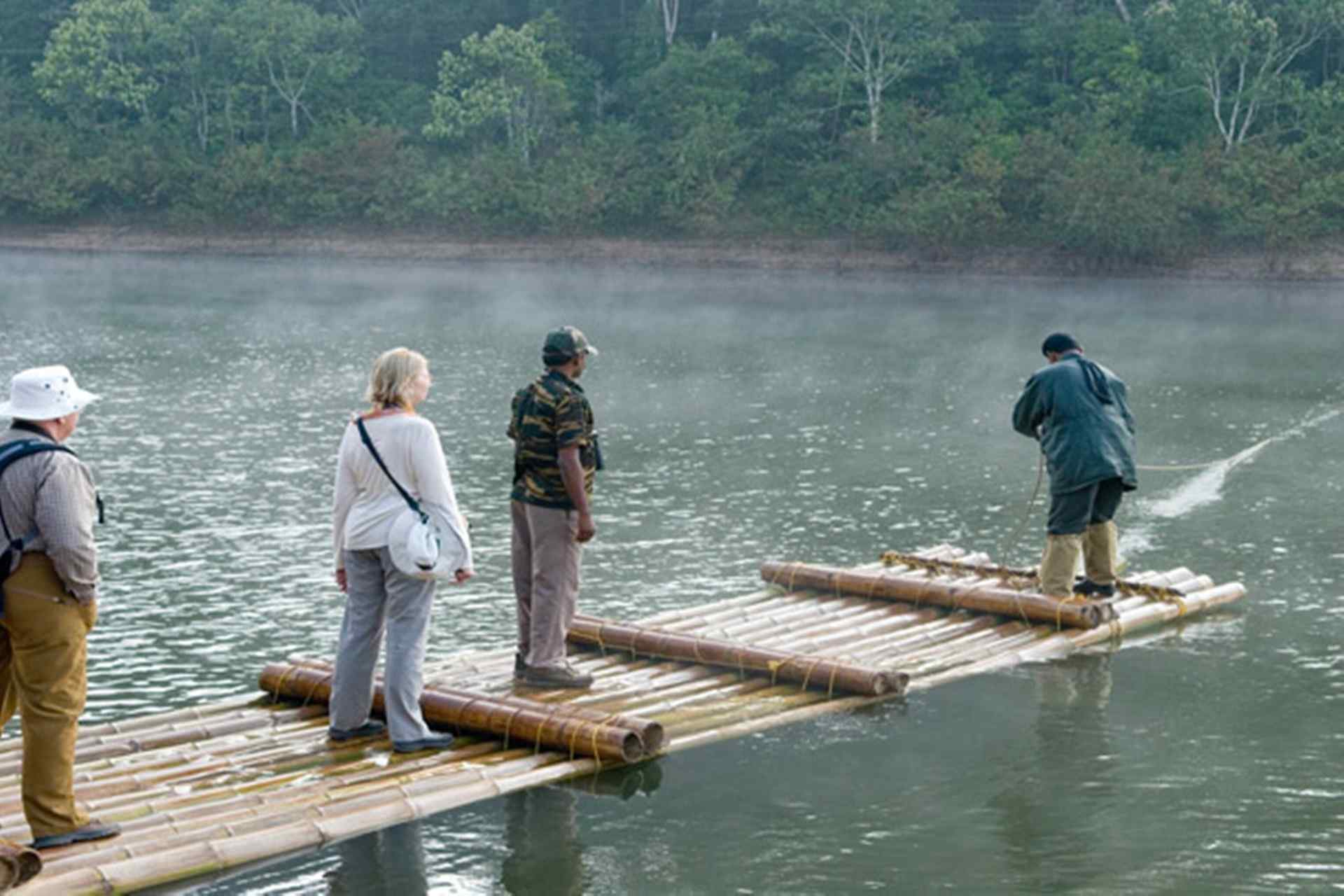 Rafting at Thekkady lake
